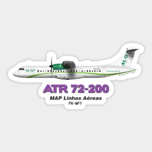 Avions de Transport Régional 72-200 - MAP Linhas Aéreas Sticker